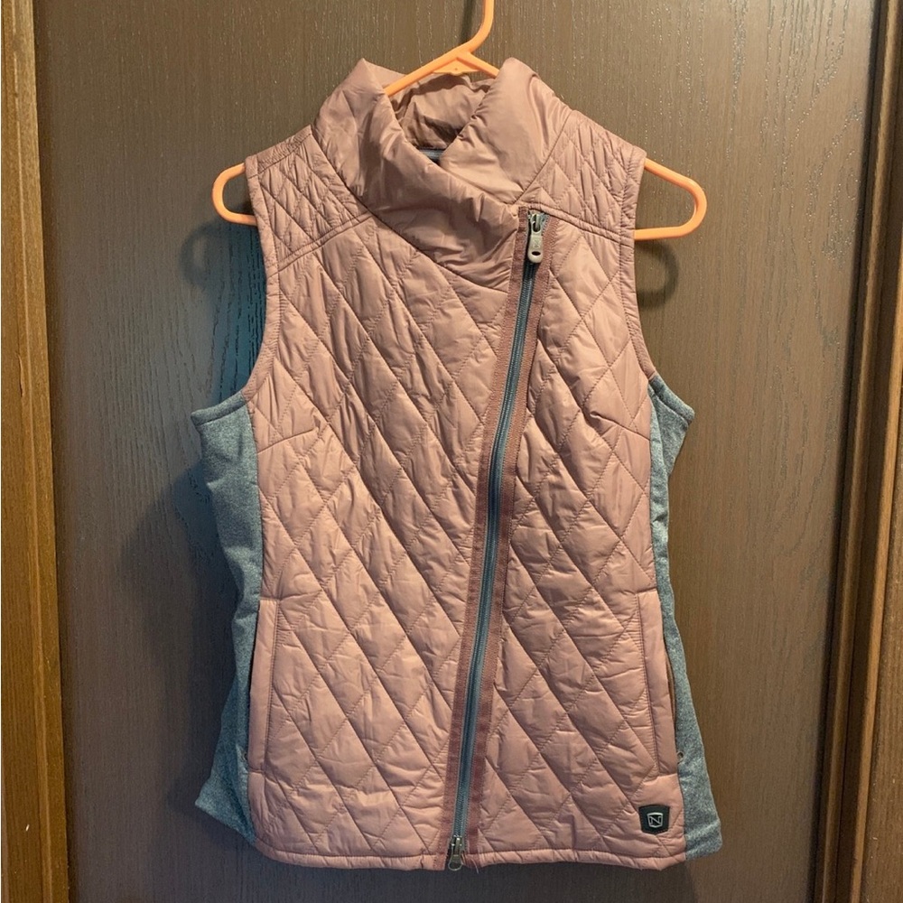 Pink Noble Outfitters Diagonal Zip Vest